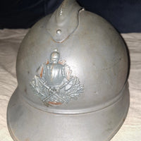 Casque Adrian Modèle 1915 – Génie Français, Insigne 1er Type