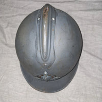 Casque Adrian Modèle 1915 – Génie Français, Insigne 1er Type