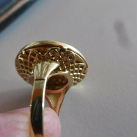 BAGUE OR JAUNE 18 CARATS PIÈCE OR 20 FRS MARIANNE