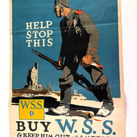 Affiche original propagande américaine Adolph Treidler Allemagne 1915