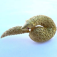 MAGNIFIQUE BROCHE FRANÇAISE EN OR 18 CARATS