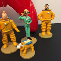 Superbe ensemble Fusée Tintin Moulinsart