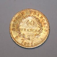 Pièce de monnaie 40 francs Napoléon