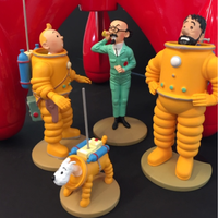Superbe ensemble Fusée Tintin Moulinsart