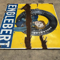 Plaque émaillée ancienne rare – Englebert