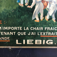 Tôle ancienne LIEBIG « Marmiton » – vers 1910 – Très Rare