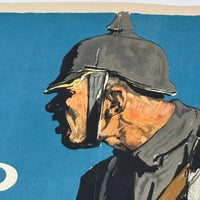 Affiche original propagande américaine Adolph Treidler Allemagne 1915