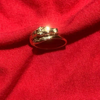 Magnifique bague en or jaune 18 carats