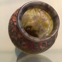 VASE DAUM NANCY ÉMAILLÉ