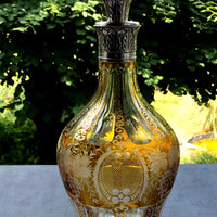 Grande Carafe en Cristal en argent massif