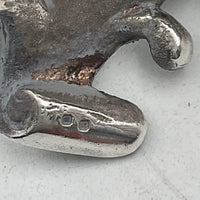 Paire de bougeoirs en argent Allemand