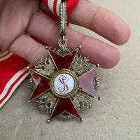 Médaille croix de l'ordre de saint stanislas