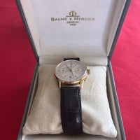 Montre Baume & Mercier chronographe en or 18K