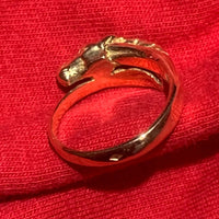 Magnifique bague en or jaune 18 carats
