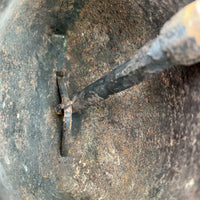 ANCIENNE CLOCHE SONNAILLE FER FORGE ART POPULAIRE DEVOUASSOUD