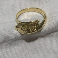 Magnifique bague en or jaune 18 carats