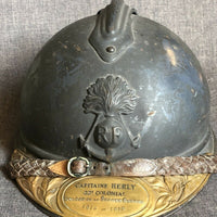 Casque Adrian officier Infanterie Coloniale