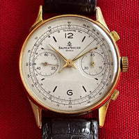 Montre Baume & Mercier chronographe en or 18K