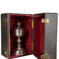 Ciboire en argent massif du XIXe siècle