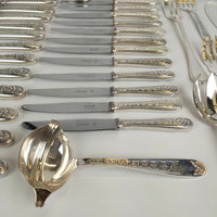 Ménagère argent christofle 163 pièces modèle Villeroy