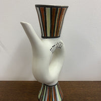 Grande bouteille Whisky céramique signée Roger Capron