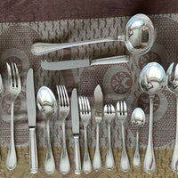 MENAGERE EN METAL ARGENTE CHRISTOFLE MODELE MALMAISON