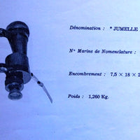 PAIRE de JUMELLES HUET PARIS 1933