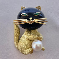 MAGNIFIQUE BROCHE PENDENTIF FRANÇAISE EN OR