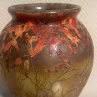 VASE DAUM NANCY ÉMAILLÉ