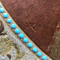 Rare grand plat grès émaillé Victor KREMER 1895