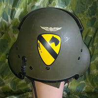 CASQUE SPH-4 PILOTE D'HELICOPTERE DIVISION VIETNAM 1972