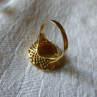 BAGUE OR JAUNE 18 CARATS PIÈCE OR 20 FRS MARIANNE