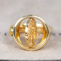Bague chevalière en or jaune 18 carats