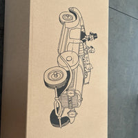Magnifique voiture Tintin  1/12