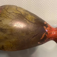 VASE DAUM NANCY ÉMAILLÉ