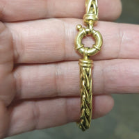 Bracelet or 18 carats 750