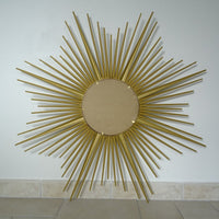 Ancien Miroir Soleil signé Chaty-Vallauris