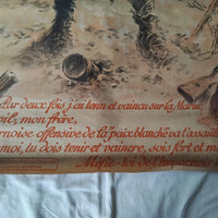ANCIENNE AFFICHE GUERRE SIGNEE MAURICE NEUMONT 1868-1930