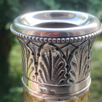 Grande Carafe en Cristal en argent massif