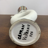 Grande bouteille Whisky céramique signée Roger Capron