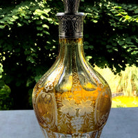 Grande Carafe en Cristal en argent massif