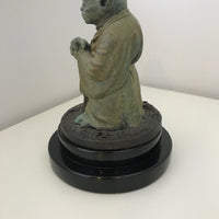 Sculpture en bronze Yoda de Star Wars