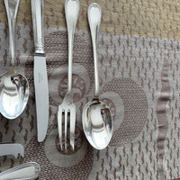 MENAGERE EN METAL ARGENTE CHRISTOFLE MODELE MALMAISON