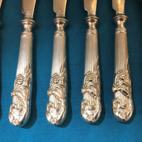 Ensemble de 12 fourchettes à melon CHRISTOFLE