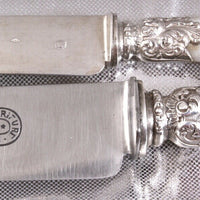 BELLE MENAGERE COQUILLE 94 PIÈCE  ARGENT MASSIF MINERVE