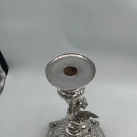 Paire de bougeoirs en argent Allemand