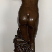 Sculpture en bronze à patine brune