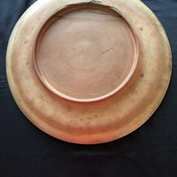 Rare grand plat grès émaillé Victor KREMER 1895