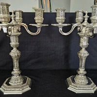 Paire Chandeliers Christofle Duperier