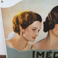 Plaque emmaillée Imedia Teinture de l'Oréal